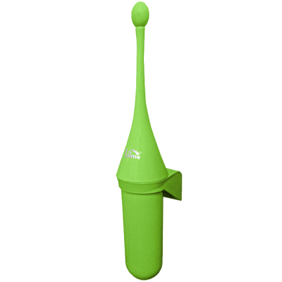 Lime ёрш для туалета настенный зелёный