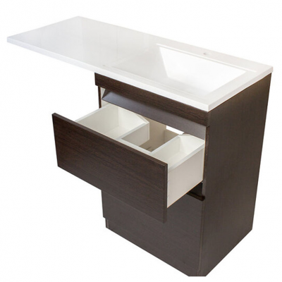 Тумба Style Line Даллас 120 L с раковиной над стиральной машиной, венге