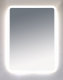 Зеркало Misty 3 Неон - Зеркало LED 600х800 сенсор на зеркале (с круглыми углами)  (П-Нео060080-3ПРСНЗКУ)