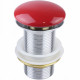Донный клапан Bronze de Luxe 1001R click-clack красный для раковины  (1001R)
