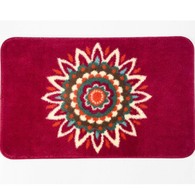 Коврик в ванную комнату WasserKRAFT Isen 80х50 BM-4002 Цветок