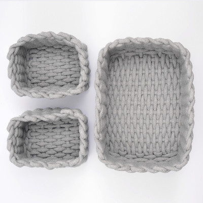 Набор корзин WasserKRAFT Mindel WB-850 Set серый