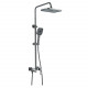 Душевая система Raffine F3696T, оружейная сталь  (F3696T)