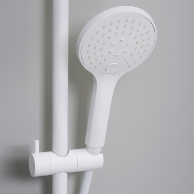 WasserKRAFT Mindel A18501 комплект душевой со смесителем, белый
