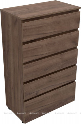 Комод для ванной Aquanet Сканди 700x400 Дуб крафт 5 ящиков (00302552)
