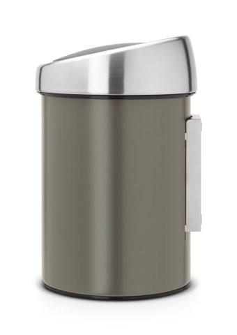 Brabantia TOUCH BIN 364464 ведро для мусора, 3л, платина