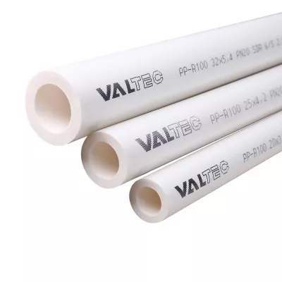 Труба ППР VALTEC полипропиленовая 90x15 мм, PN 20, (белый) (VTp.700.0020.90)