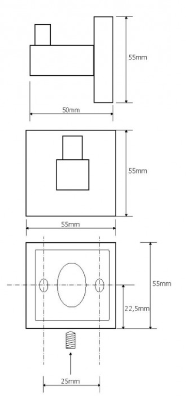 BEMETA Beta 132306172 крючок, хром