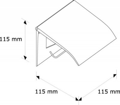 MERIDA U1MS держатель туалетной бумаги для бытовых рулонов (матовый)