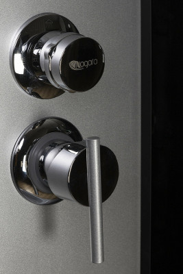 Душевая кабина Niagara Classic 120х80 L NG-3512-14LBKT асимметричная