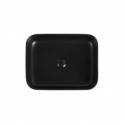 Накладная раковина Aquanet SOUL-1-MB 40х50 см, черная матовая (245833)