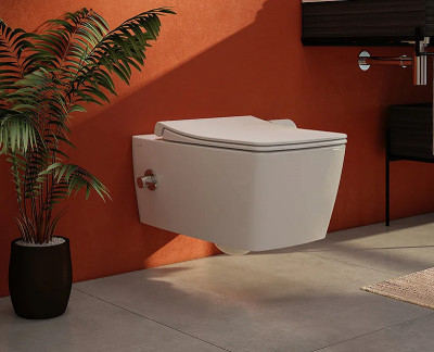 Унитаз биде Vitra Metropole 7672B003-1684 подвесной без сиденья