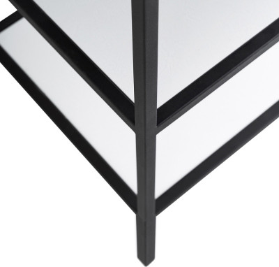 Консоль под раковину Cezares Cadro 120 CADRO-120/46/73-2C-PIA-MET-ST черная матовая напольная