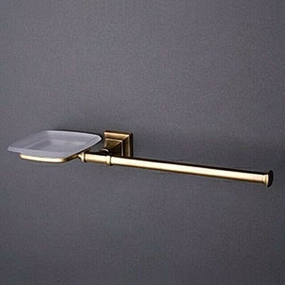 COLOMBO Portofino B3274 SX.bronze полотенцедержатель с мыльницей (слева)