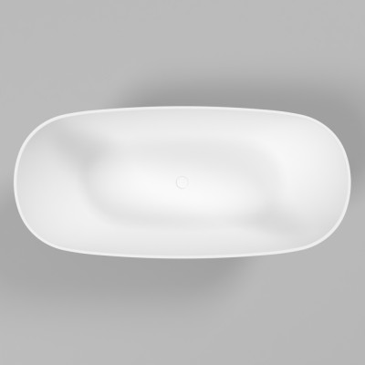 Ванна овальная WHITECROSS Onyx C 160x75 белый мат иск. камень (0206.160075.200)