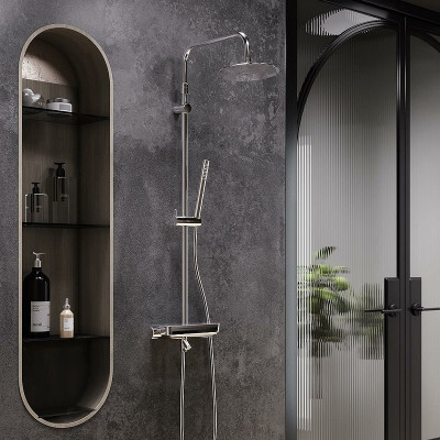 Душевая система Damixa Scandinavian Pure 936760000 с термостатом хром 1 режим