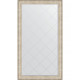 Зеркало напольное Evoform ExclusiveG Floor 205х115 BY 6376 с гравировкой в багетной раме Виньетка серебро 109 мм  (BY 6376)