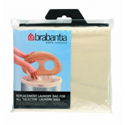 Brabantia 382680 мешок для двойной корзины для белья, экрю, 40 л.