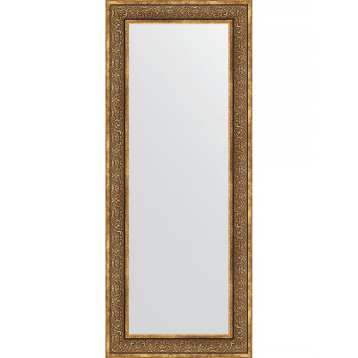 Зеркало настенное Evoform Definite 153х63 BY 3127 в багетной раме Вензель бронзовый 101 мм