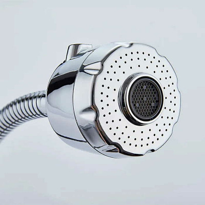 Кухонный смеситель Ledeme H19 4319-3L хром с поворотным изливом