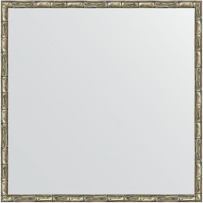 Зеркало настенное Evoform Definite 67х67 BY 0659 в багетной раме Серебряный бамбук 24 мм
