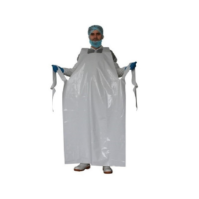 Haccper Фартук Uretex, 1500*830 мм, 0.15 мм, белый, 25 шт/кор