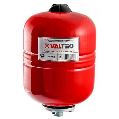 Бак расширительный для отопления 8л. красный VALTEC (VT.RV.R.060008)