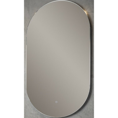 Зеркало настенное в ванную Boheme Armadi Art Vallessi 60 568 с подсветкой с сенсорным вкл округлое