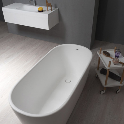 Balteco Azur White ванна из искусственного камня Xonyx, 154 см х 68 см