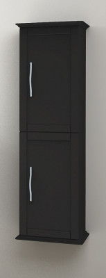 Колонна подвесная с двумя распашными дверцами, реверсивная CEZARES 54964 Nero grafite