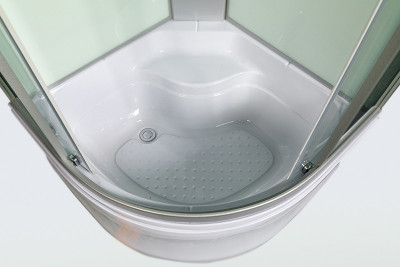 Душевая кабина WeltWasser WW500 Halle 901 90x90 10000003239 профиль хром четверть круга