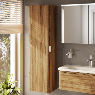 Шкаф-пенал в ванную Vitra Nest Trendy 45 L 56187 подвесной Натуральное дерево