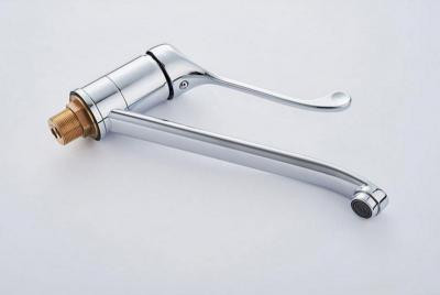 Локтевой смеситель для кухни Ledeme L4979 H79 однорычажный хром