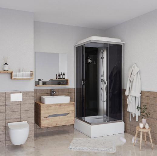 Душевая кабина Niagara Eco 90x90 E90/26Q/TN квадратная