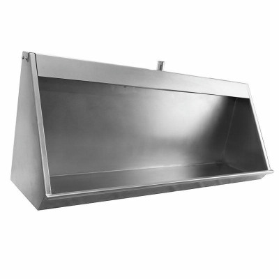 Писсуар коллективный желоб Тругор ПКА 2800 мм из нержавеющей стали, хром, антивандальный, лев