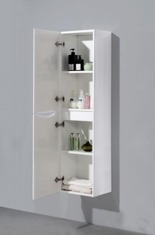 Шкаф подвесной, левосторонний BelBagno ANCONA-N-1500-2A-SC-BL-L