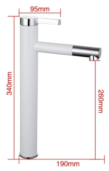 Смеситель для раковины Frap F1052-15, белый