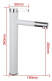 Смеситель для раковины Frap F1052-15, белый
