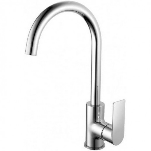 Однорычажный смеситель для кухни Haiba HB71505 (латунь) хром