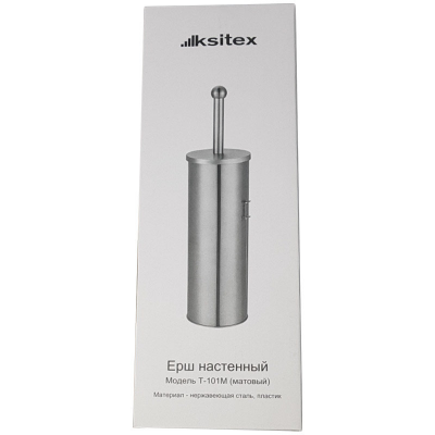 Ksitex Т-101М настенный ершик для унитаза, нержавеющая сталь