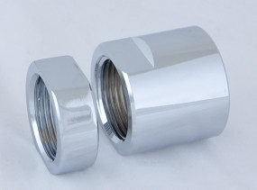 Муфта с контргайкой 1/2"х3/4" хром L=39 Santera TF781, хром