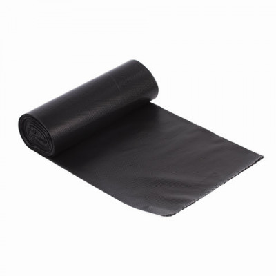 Мешки для мусора 120 л, черные, в рулоне 10 шт., особо прочные, ПВД 40 мкм, 70х110 см, LAIMA, 605341