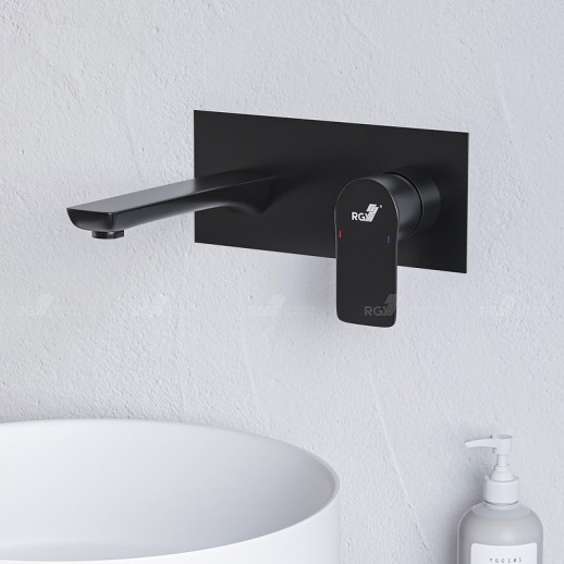 Смеситель для раковины RGW Shower Panels SP-46B 51140546-04 черный матовый