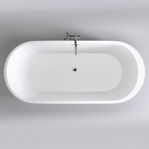 Ванна акриловая Black&White Black Swan 170x80 109sbbl без гидромассажа овальная