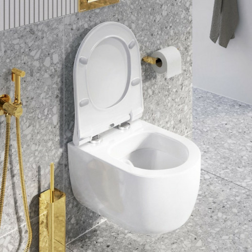 Унитаз Excellent Odyss CENL.4609.490.WH подвесной с сиденьем микролифт санфаянс