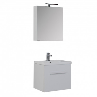 Aquanet Порто 50 зеркало, белый