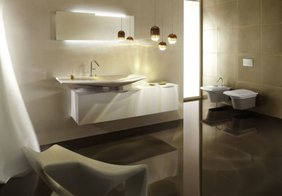 Мебель под раковину-столешницу 120 см с левым крылом, Jacob Delafon «STILLNESS» (EB2001-P7), натуральный дуб