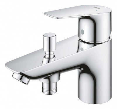 Смеситель на бортик ванны GROHE BauEdge, монтаж на 1 отверстие, хром (23562001)