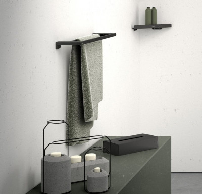 Диспенсер для бумажных салфеток Hansgrohe AddStoris 41774670 (черный матовый)