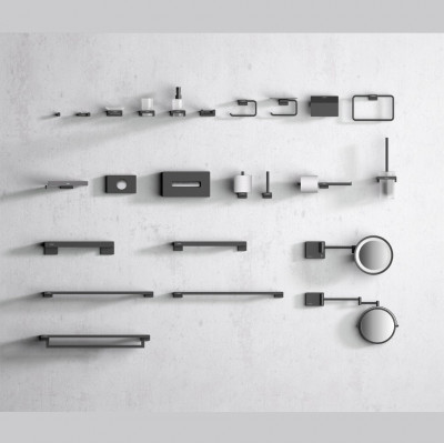 Диспенсер для бумажных салфеток Hansgrohe AddStoris 41774670 (черный матовый)